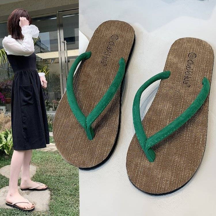 Dép tông nữ Dép Xỏ Ngón Chống Trượt Thời Trang Đi Biển