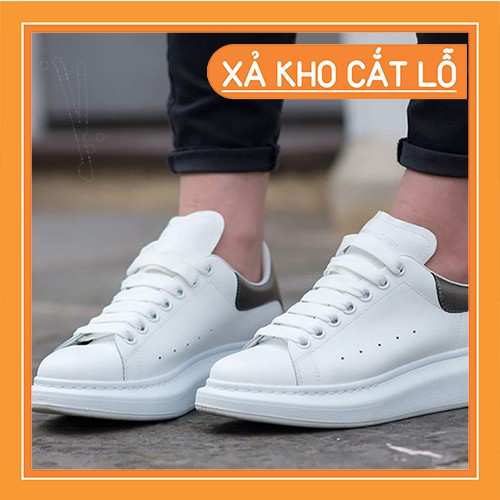 Giày Sneaker MCQ Màu Trắng 👟CỰC CHẤT👟 Đế Khâu, Gót Nhung, Da Cao Cấp Cho Cả Nam Và Nữ