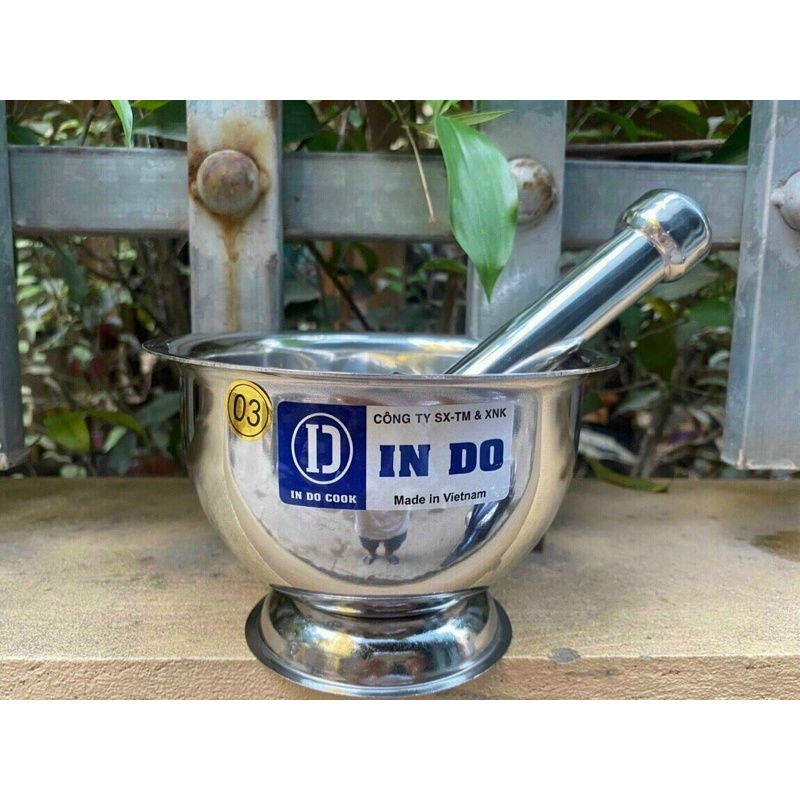 Cối Chày Inox 4 Kích Cỡ