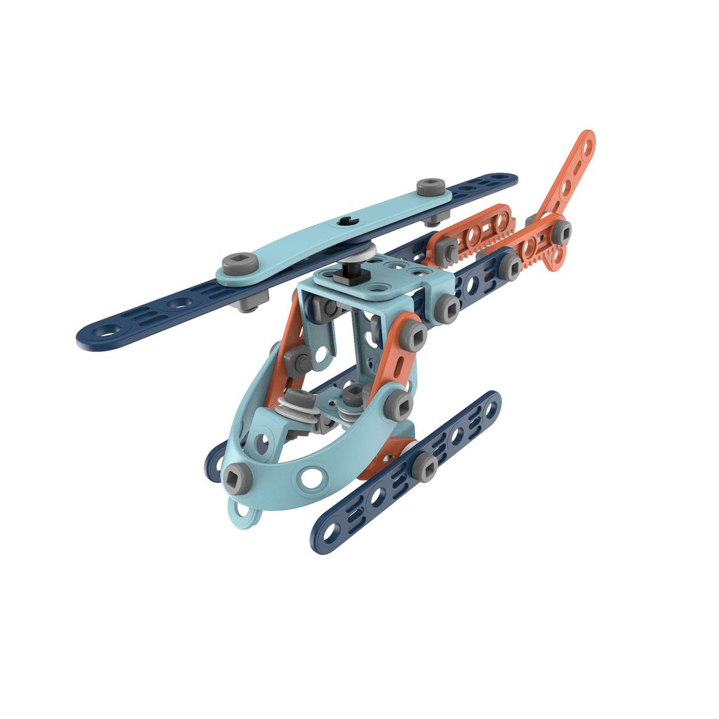 Đồ chơi khoa học Stem Toys - Hộp lắp ráp DIY 12 phương tiện giao thông 7758