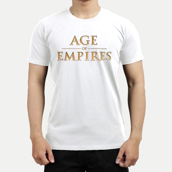 Áo thun nam cổ tròn Depstyle PT132 in logo game đế chế Age Of Empires
