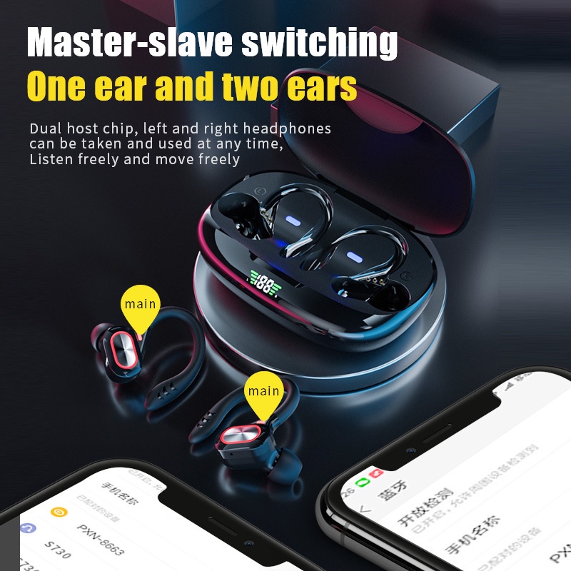 Tai nghe bluetooth Newmsnr S730 Ipx 5 kèm microo trò chuyện chống ồn