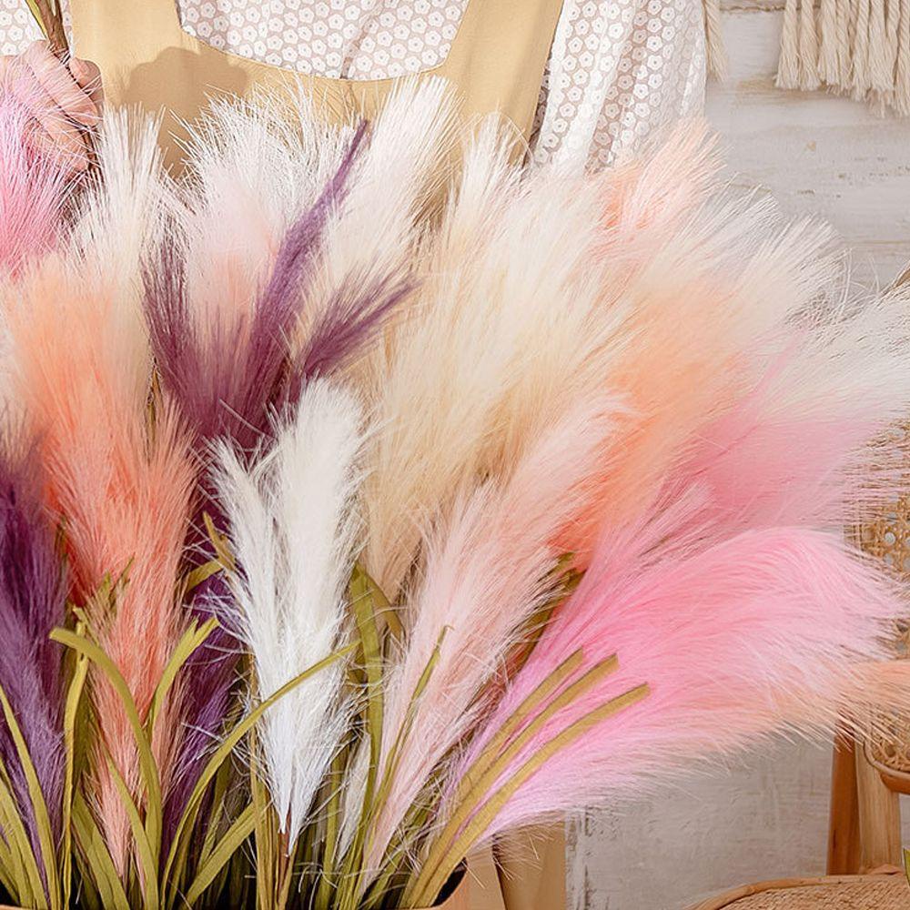 Bó Hoa Pampas Giả 40inch Dùng Trang Trí Nhà Cửa / Tiệc Cưới
