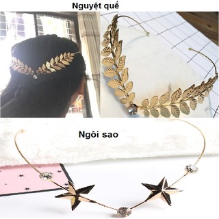 Băng đô cài tóc 2 kiểu Hàn Quốc