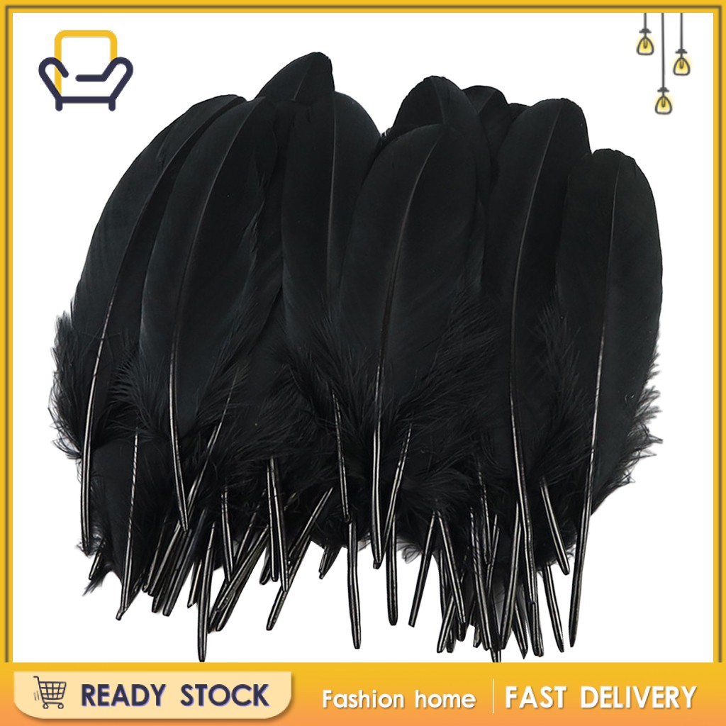 Lông Vũ Màu Đen 50x 4-8inch Trang Trí Nhà Cửa lông vũ giá rẻ - hơn