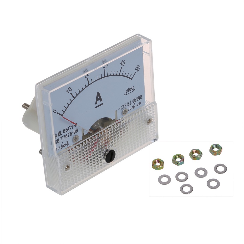 Đồng hồ đo ampe kế m8vn 85c1 dc 0-50a tiện lợi
