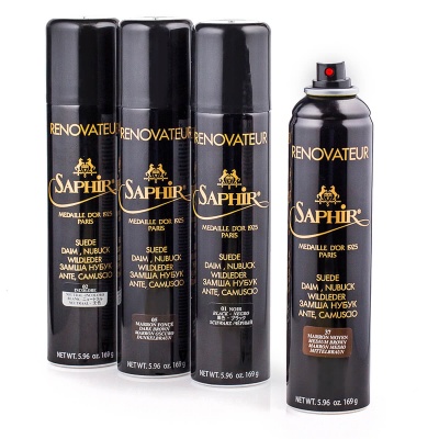 Chai xịt phục hồi màu da lộn MDO Renovateur spray 250ml, xi đánh giày da lộn