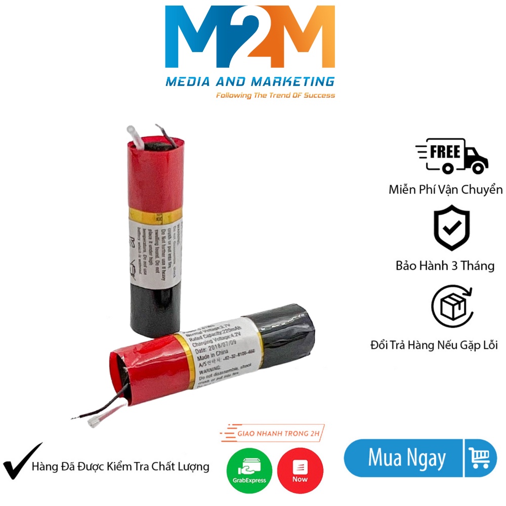 Pin tai nghe 3.7V pin Bluetooth chính hãng
