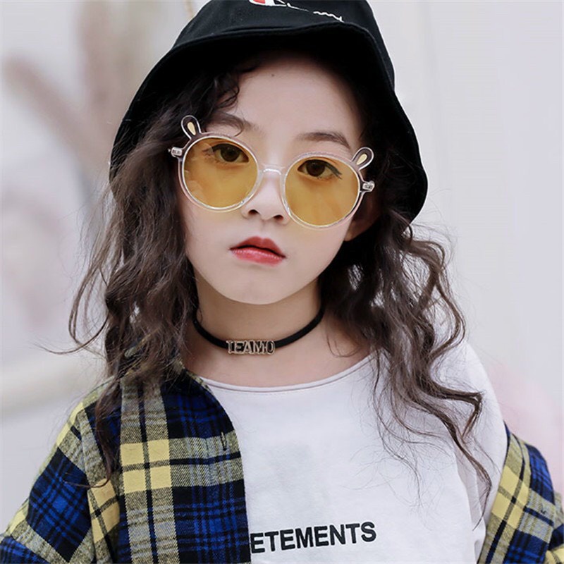 Mắt kính thời trang tai thỏ chống nắng tia UV, chống bụi cho bé trai và bé gái - Kính râm đi nắng đáng yêu cho bé