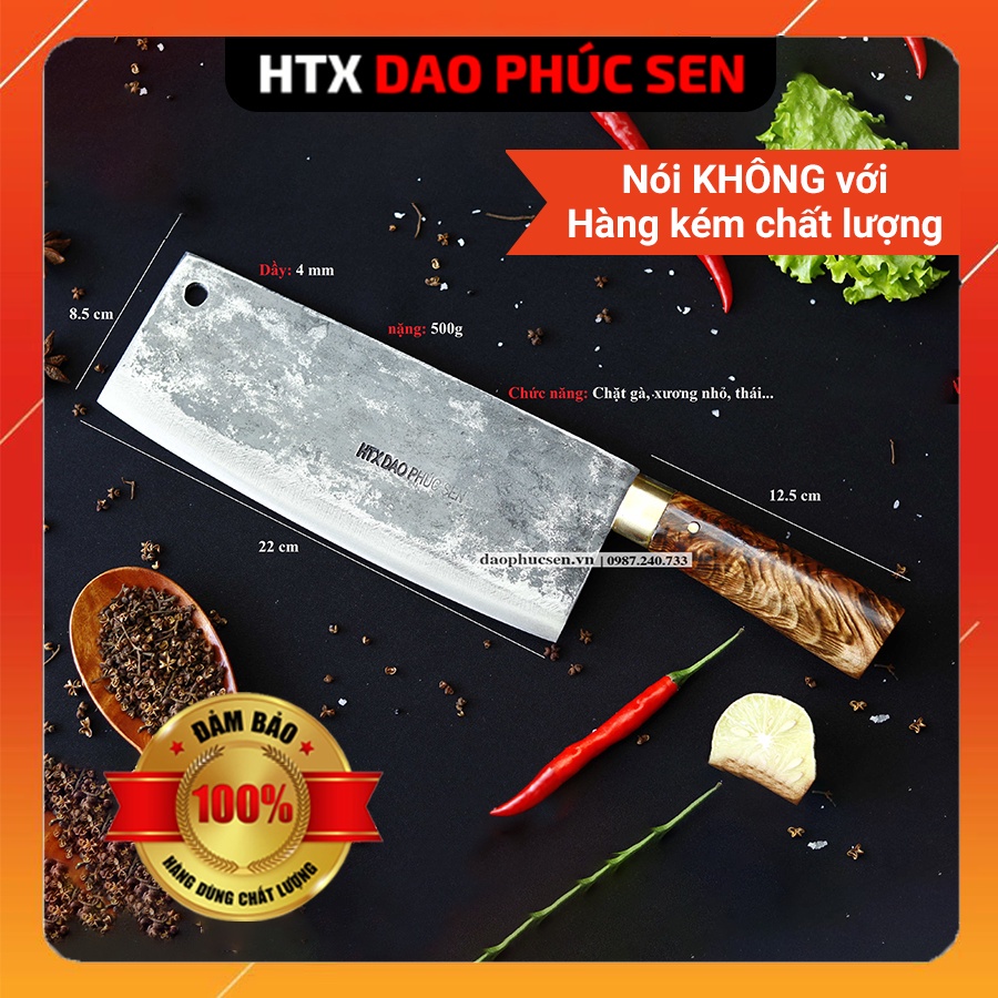 ✼Dao Phúc Sen - Chặt Gà Cán Cẩm Khâu Đồng G05D