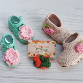 Giày len handmade cho bé !!