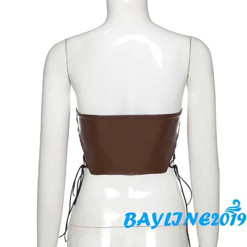 Áo Croptop Không Tay Hở Lưng Gợi Cảm Cho Nữ