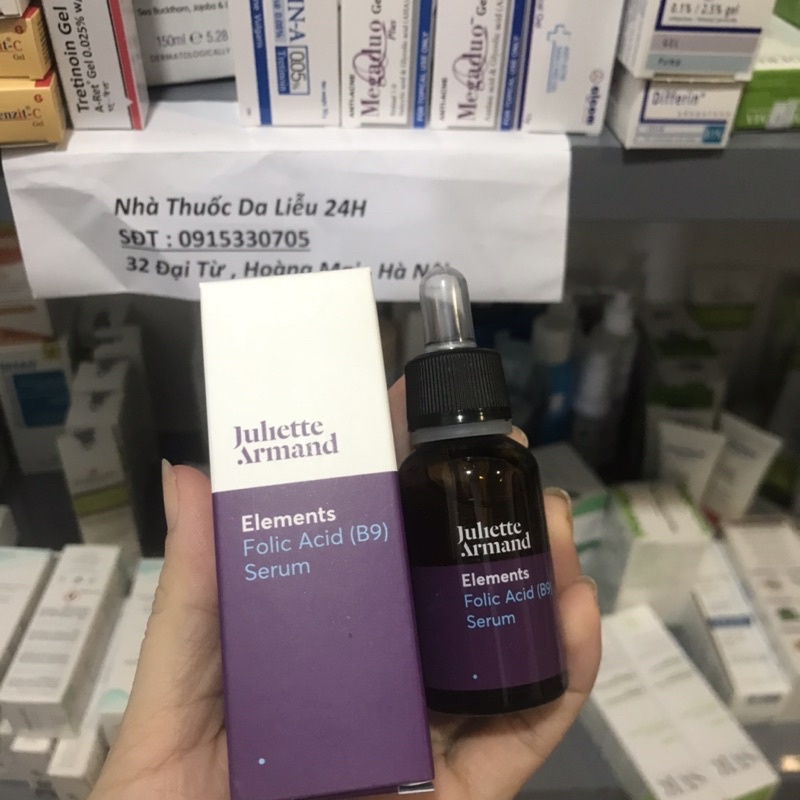 Serum phục hồi làm dịu da B9 Juliette Armand Folic Acid B9 20Ml