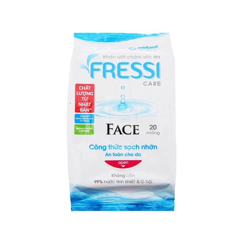 khăn ướt fressi care for face