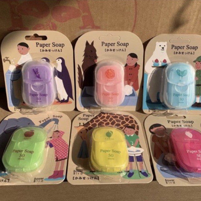 Xà phòng giấy set 6 hộp