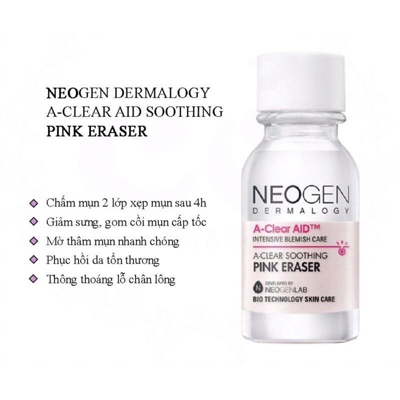 chấm mụn Neogen Soothing Pink Eraser 15ml