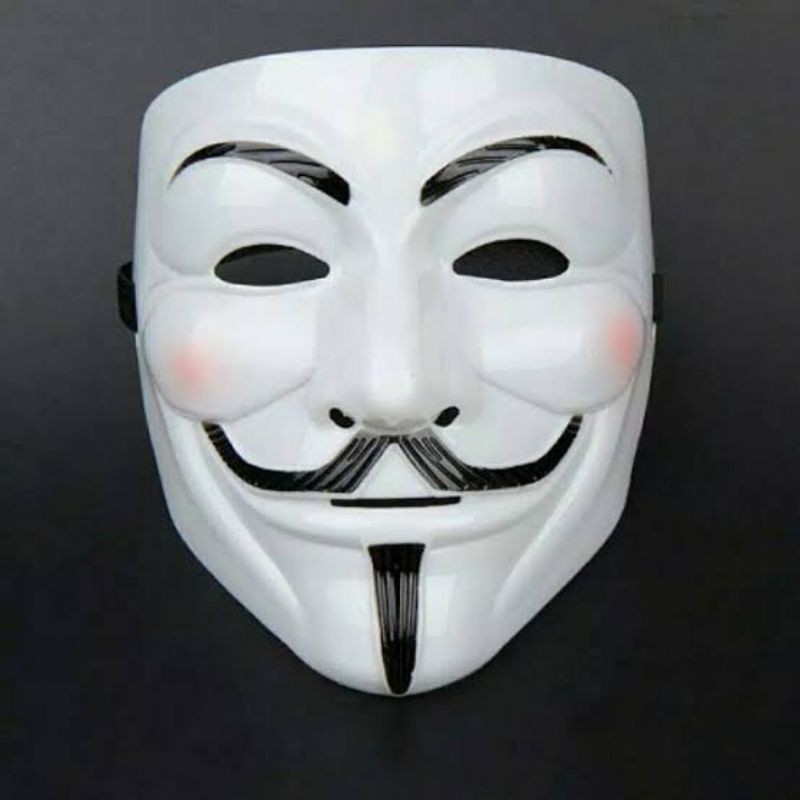 Mặt Nạ Anonymous V For Vendetta Guy Fawkes Hacker Peretas