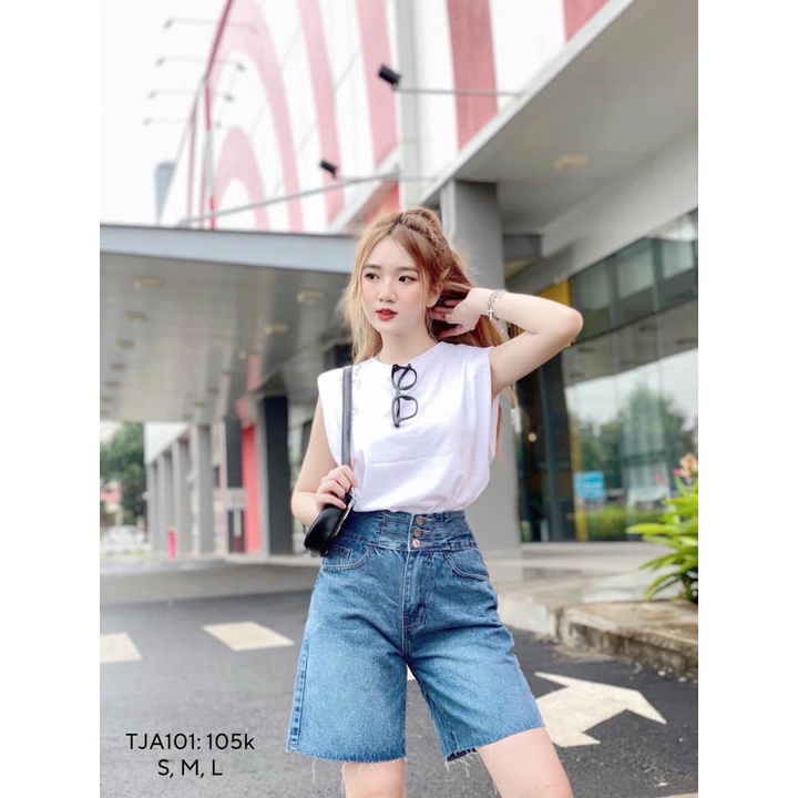 Quần ngố 3 nút đai CHIBEST TJA101