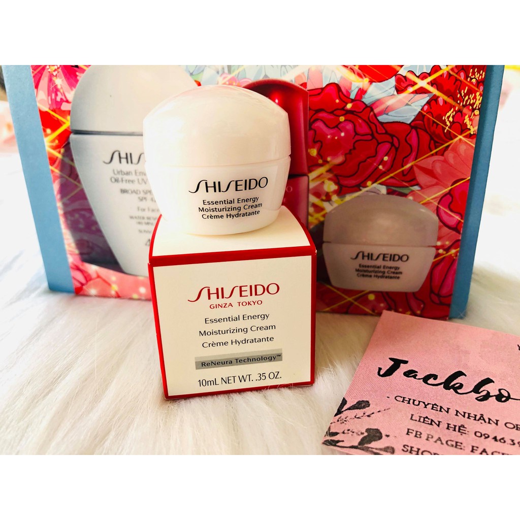 SHISEIDO - (10ml) Kem dưỡng ẩm SHISEIDO Essential Energy Moisturizing Cream