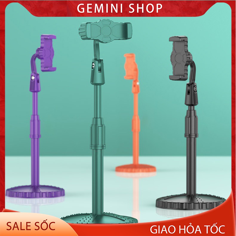 Giá Đỡ Kẹp Điện Thoại Livestream Coobowe xem phim Xoay 360 Độ dùng để Quay Phim Ghi Hình Đa Năng GEMINI SHOP