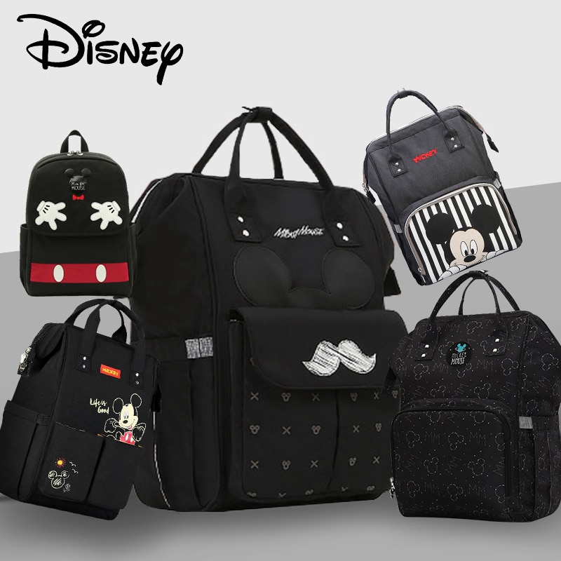 Disney Mickey Diaper Bag Mom Backpack Baby Care Bag