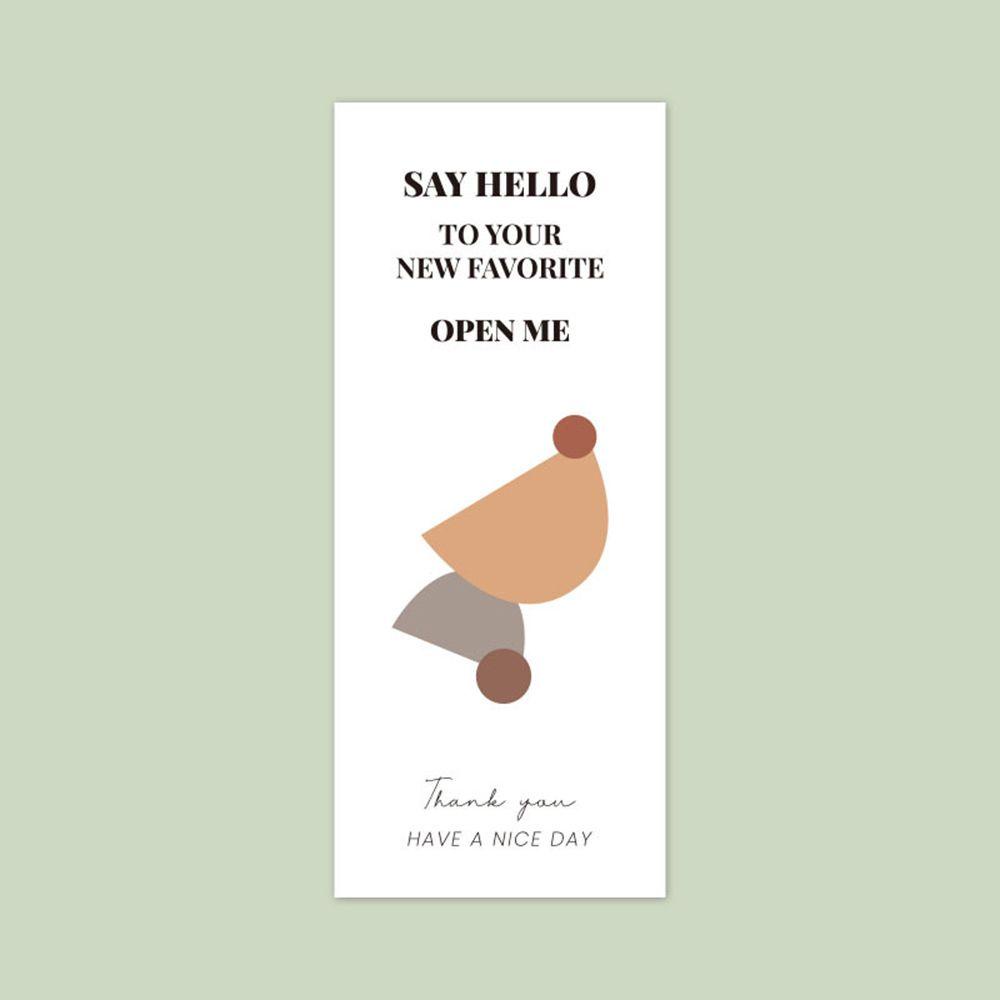 CHOOKEY Set 50 Sticker Dán Chữ Thank You 6 * 15cm