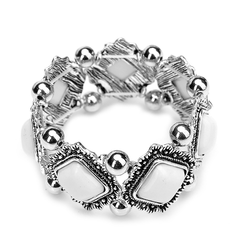 Vòng Tay Chuỗi Hạt Ngọc Lam Phong Cách Bohemian Thời Trang Cho Nữ