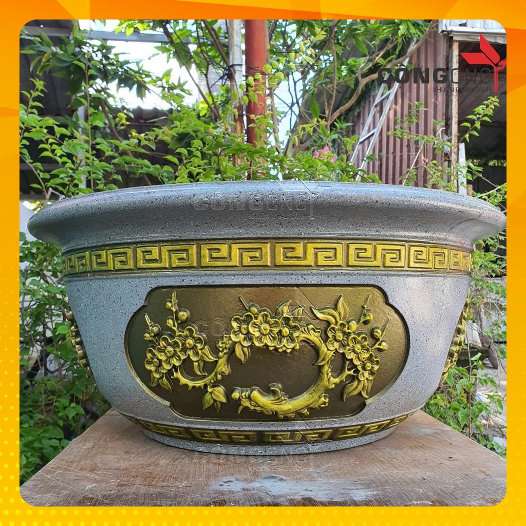 Khuôn Chậu ABS Tròn 60 hàng Việt Nam Công CNC không chân đôn