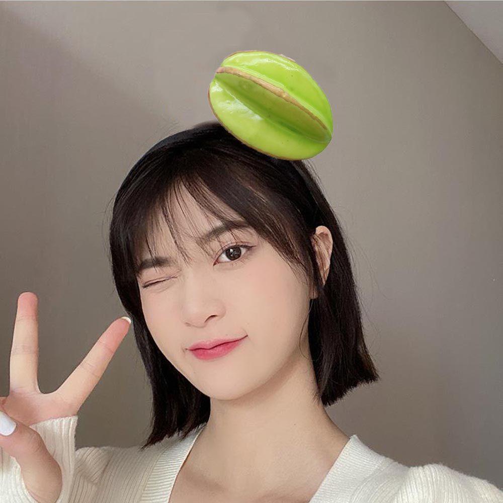 Băng Đô Cài Tóc Chống Trượt Hình Quả Chuối / Chanh Ngộ Nghĩnh Cho Nữ