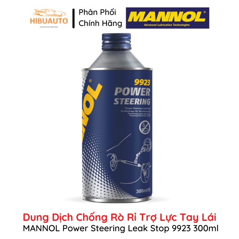 Dung Dịch Chống Rò Rỉ Trợ Lực Tay Lái MANNOL Power Steering Leak Stop 9923 300ml