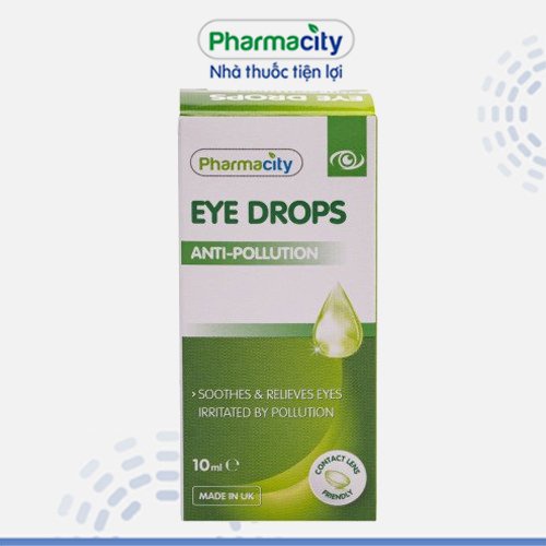 Nhỏ mắt Pharmacity Anti-Pollution và Dry Eyes(Chai 10ml)