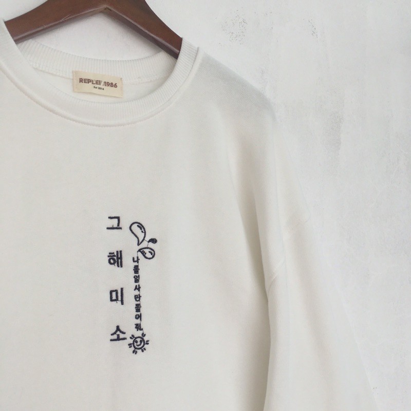 [hình thật độc quyền] Áo sweater ulzzang oversize nỉ 2 lai | BigBuy360 - bigbuy360.vn