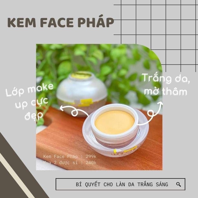 Kem Face Pháp Acosmetics. Mẫu Mới 2021