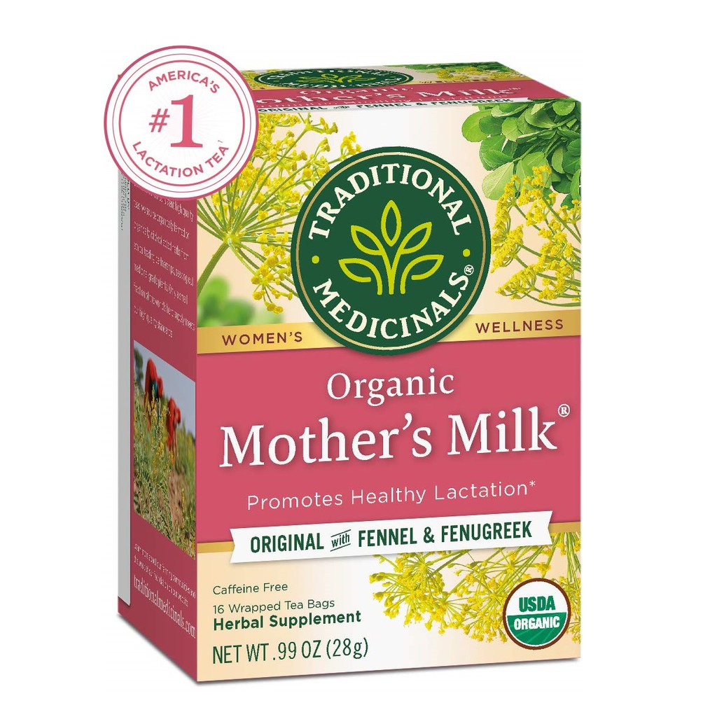 Trà lợi sữa Traditional Medicinals Organic Mother's Milk - 16 gói