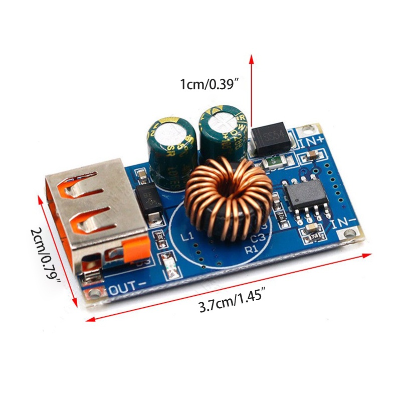 Bảng mạch hạ áp USB DC sạc nhanh 12V 24V sang QC2.0 QC3.0 dành cho điện thoại