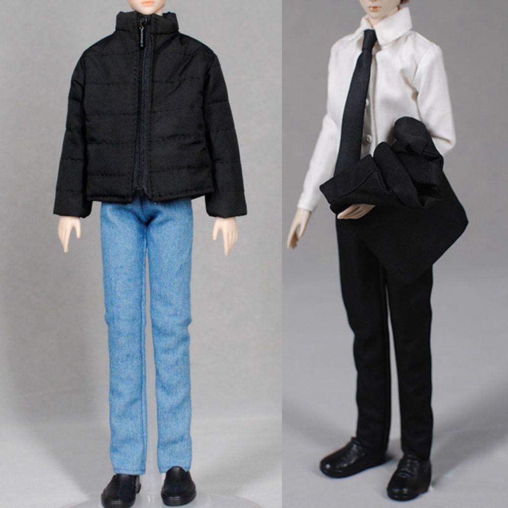 BEBETTERM Bộ Quần Jeans Và Áo Sơ Mi Thời Trang Cho Búp Bê Tỉ Lệ 1 / 6