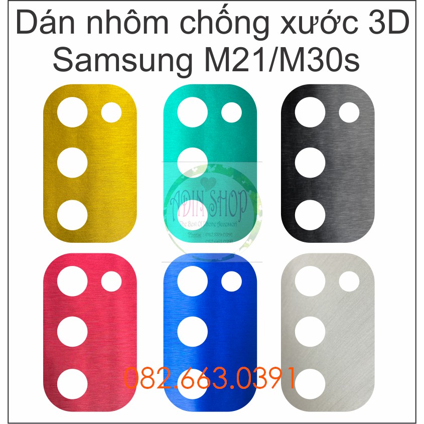 Dán nhôm chống xước camera Samsung M51 / M21 / M30s