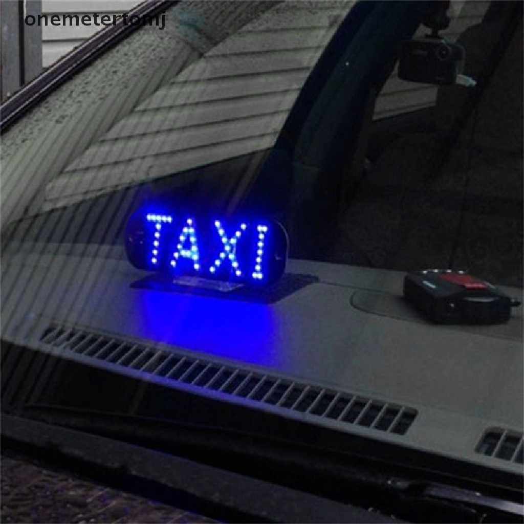[onemetertomj] Bán Chạy] Đèn LED Taxi Cab Chắn Gió Xe Hơi