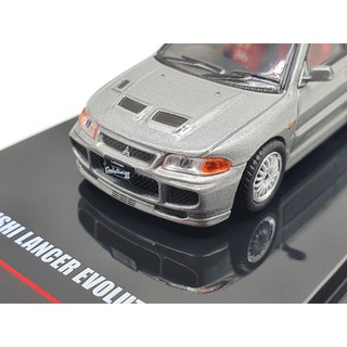 Xe Mô Hình Mitsubishi Lancer Evolution III GSR 1:64 Inno Models ( Xám)