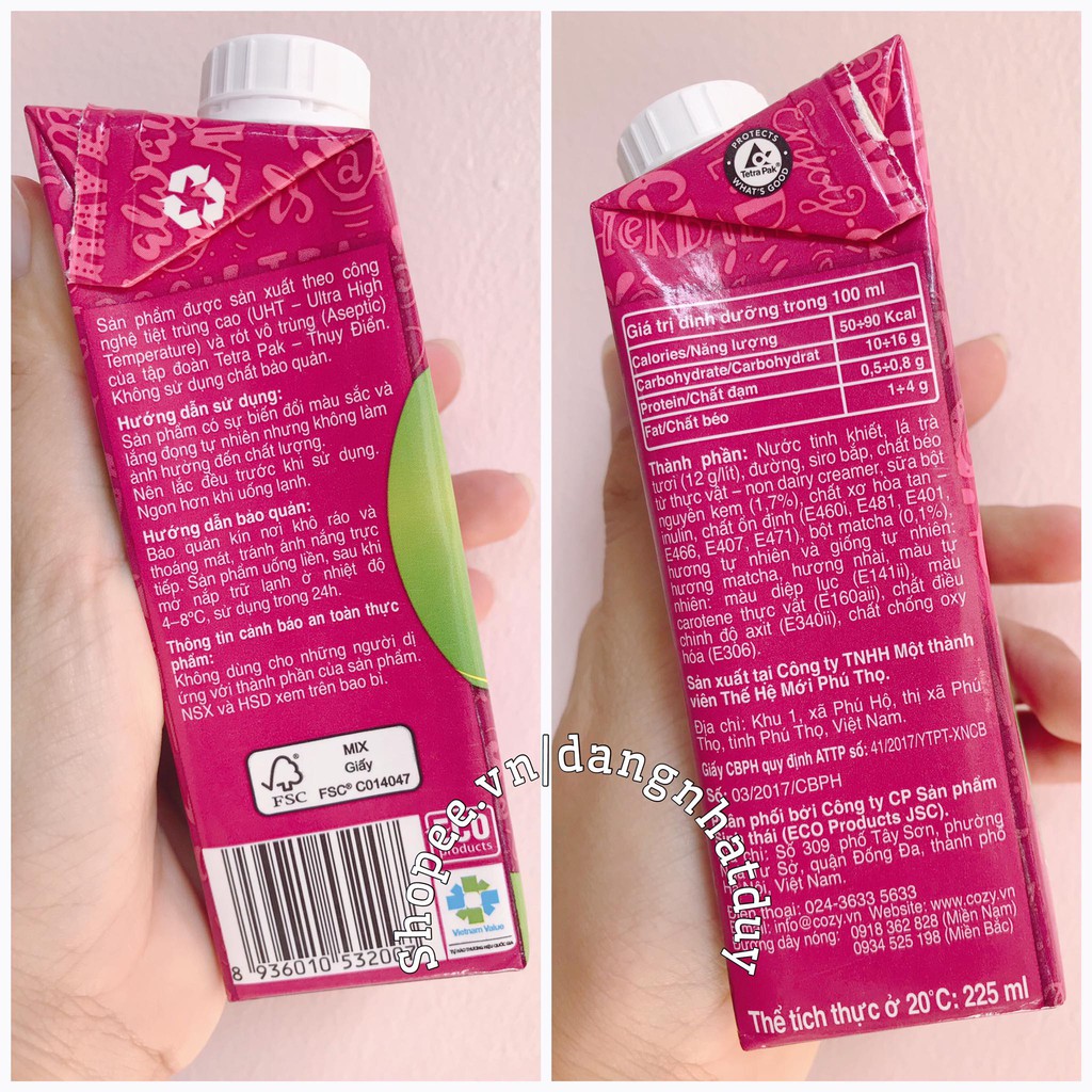 {1 LỐC} TRÀ SỮA Cozy Đào 🍑Matcha 🌿 | BigBuy360 - bigbuy360.vn