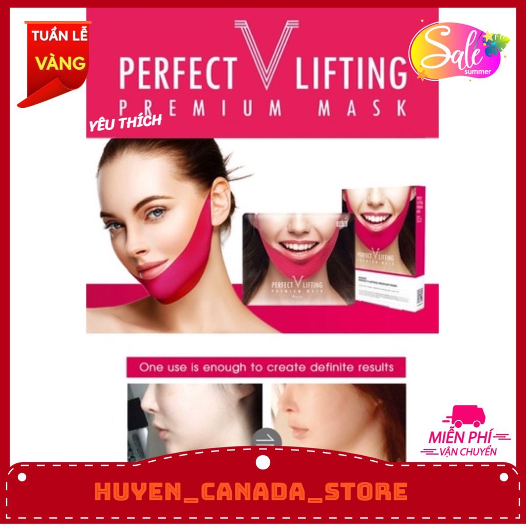 Mặt Nạ V-line Avajar Perfect V Lifting Premium Mask Hàn Quốc