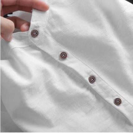 Bộ đũi nam cổ tàu ngắn tay l bộ quần áo nam cộc tay nam chất đũi đẹp -Hanhstyle | BigBuy360 - bigbuy360.vn