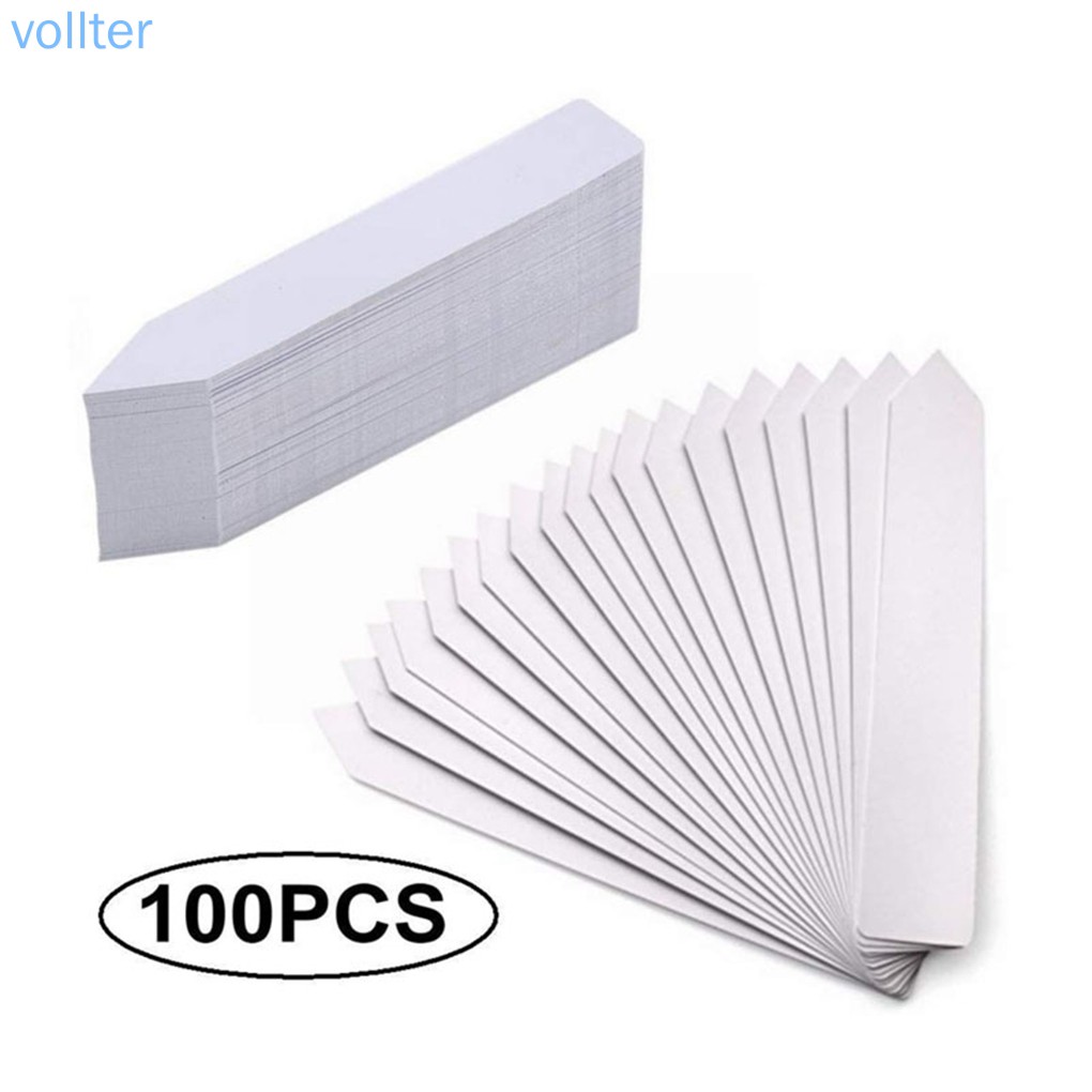 Set 100 Thẻ Nhựa Ghi Tên Cây Trồng Tiện Dụng
