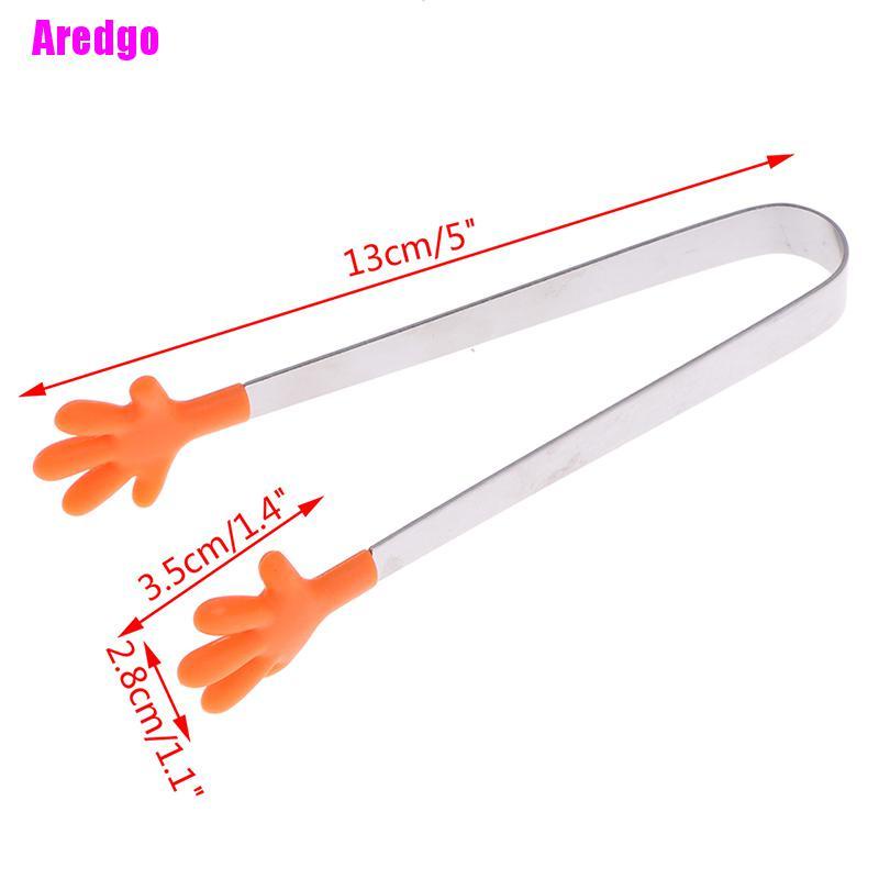 Kẹp gắp thức ăn bằng thép không gỉ và silicone tiện dụng