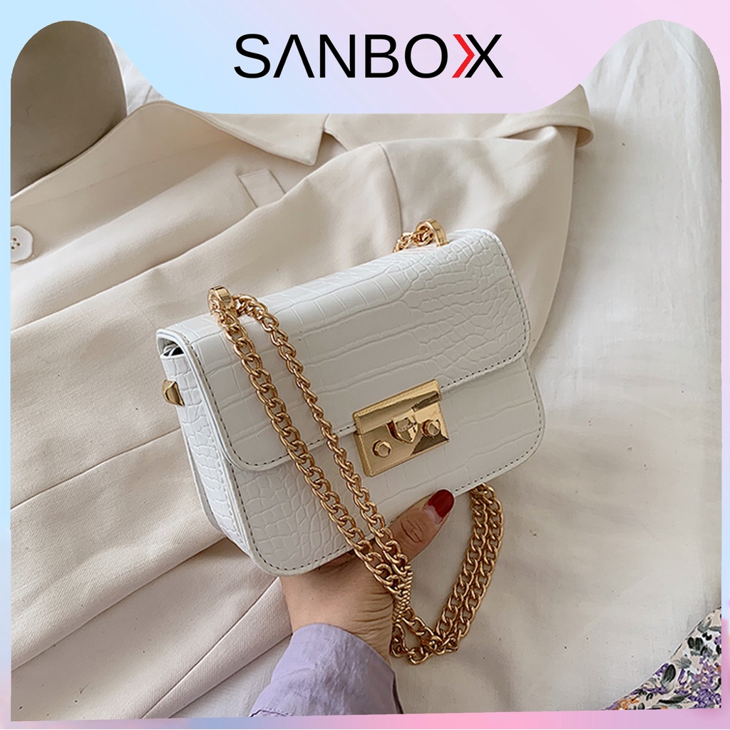 Túi xách nữ mini đeo chéo kẹp nách công sở đẹp Sanbox Shop phong cách trẻ trung sành điệu