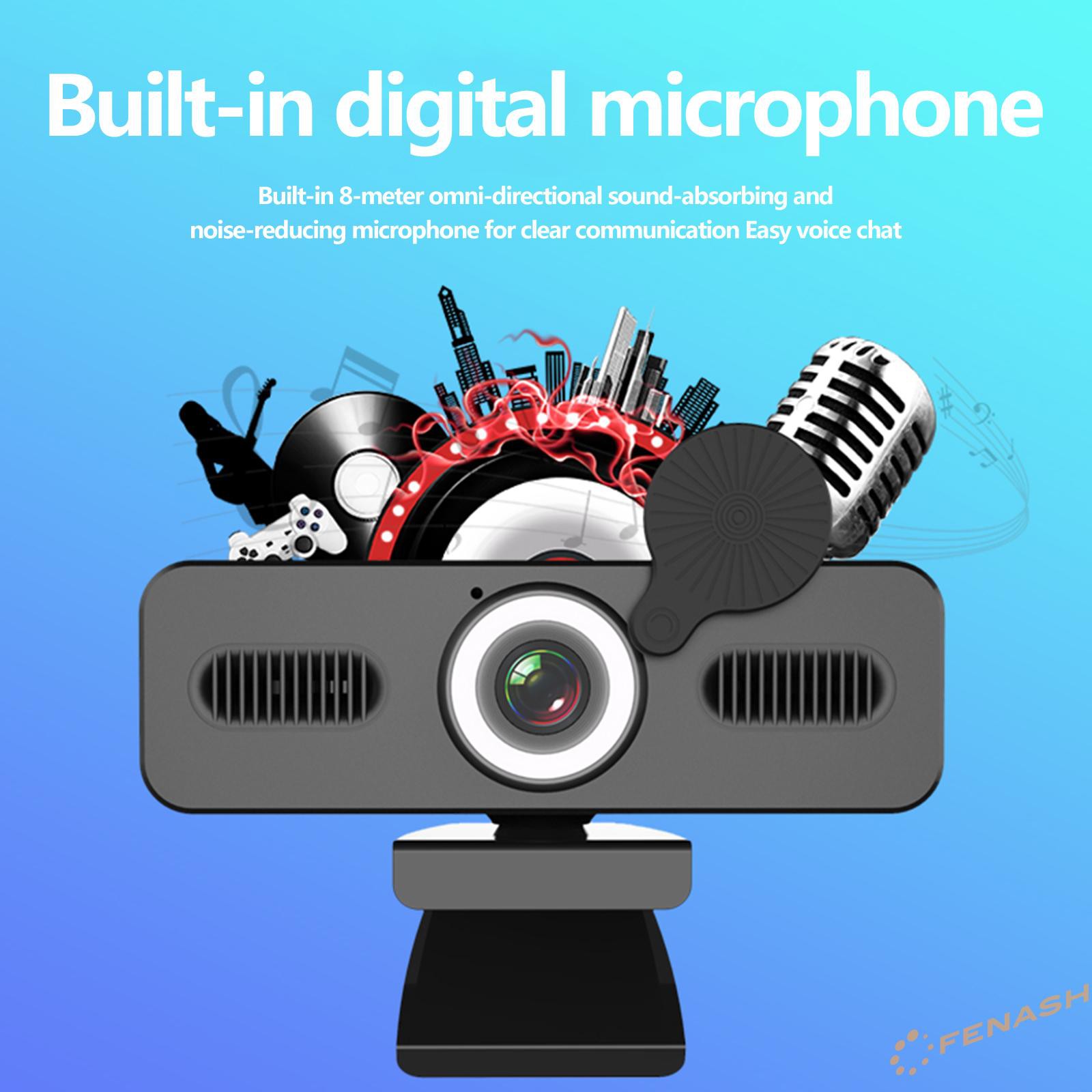 Webcam 1080p Hd Kèm Mic Cho Máy Tính | BigBuy360 - bigbuy360.vn