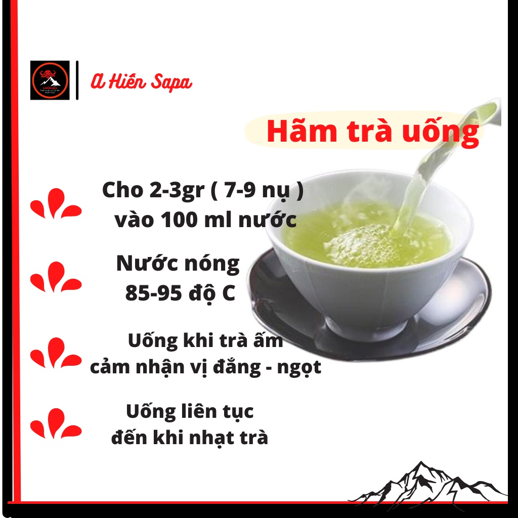 Nụ hoa tam thất Tây Bắc Sapa gói 500gr loại 1, hãm trà uống hằng ngày tốt cho sức khoẻ.