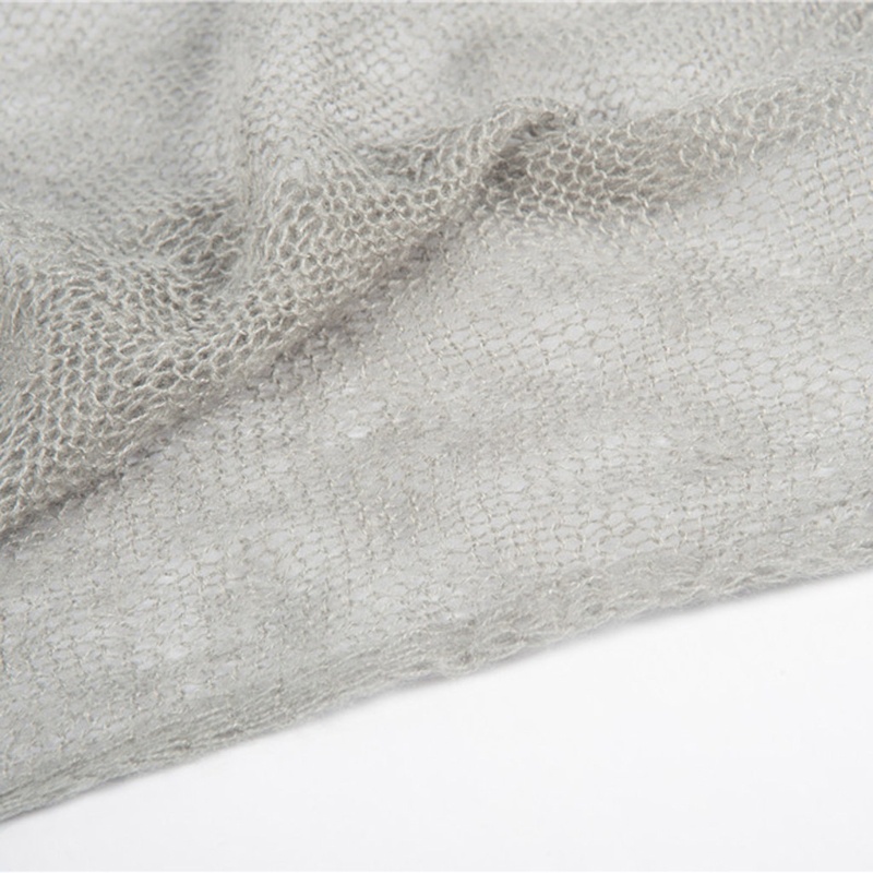 1 Bộ Chăn Quấn + Khăn Quấn Dệt Kim Làm Phụ Kiện Chụp Ảnh Cho Bé Sơ Sinh