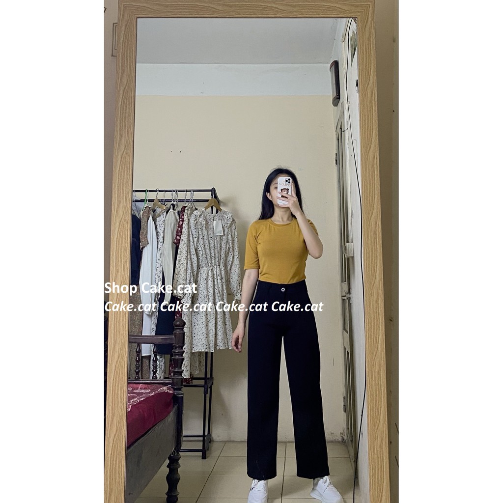 [CÓ VIDEO ẢNH THẬT] Quần ulzzang dáng suông dài 94cm