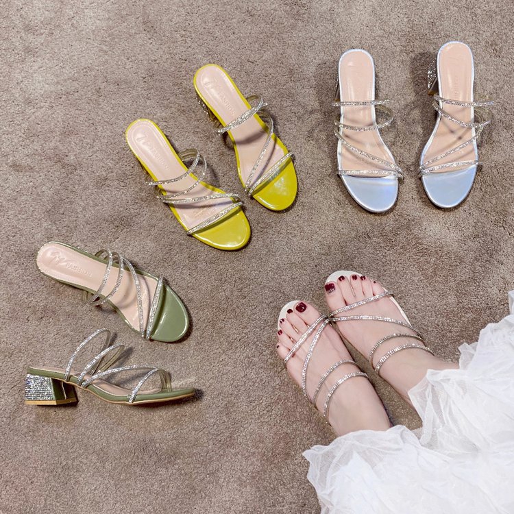 Giày sandal nữ đế dày thời trang Hàn Quốc tùy chọn màu sắc